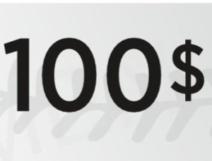 Chèque-cadeau - 100$