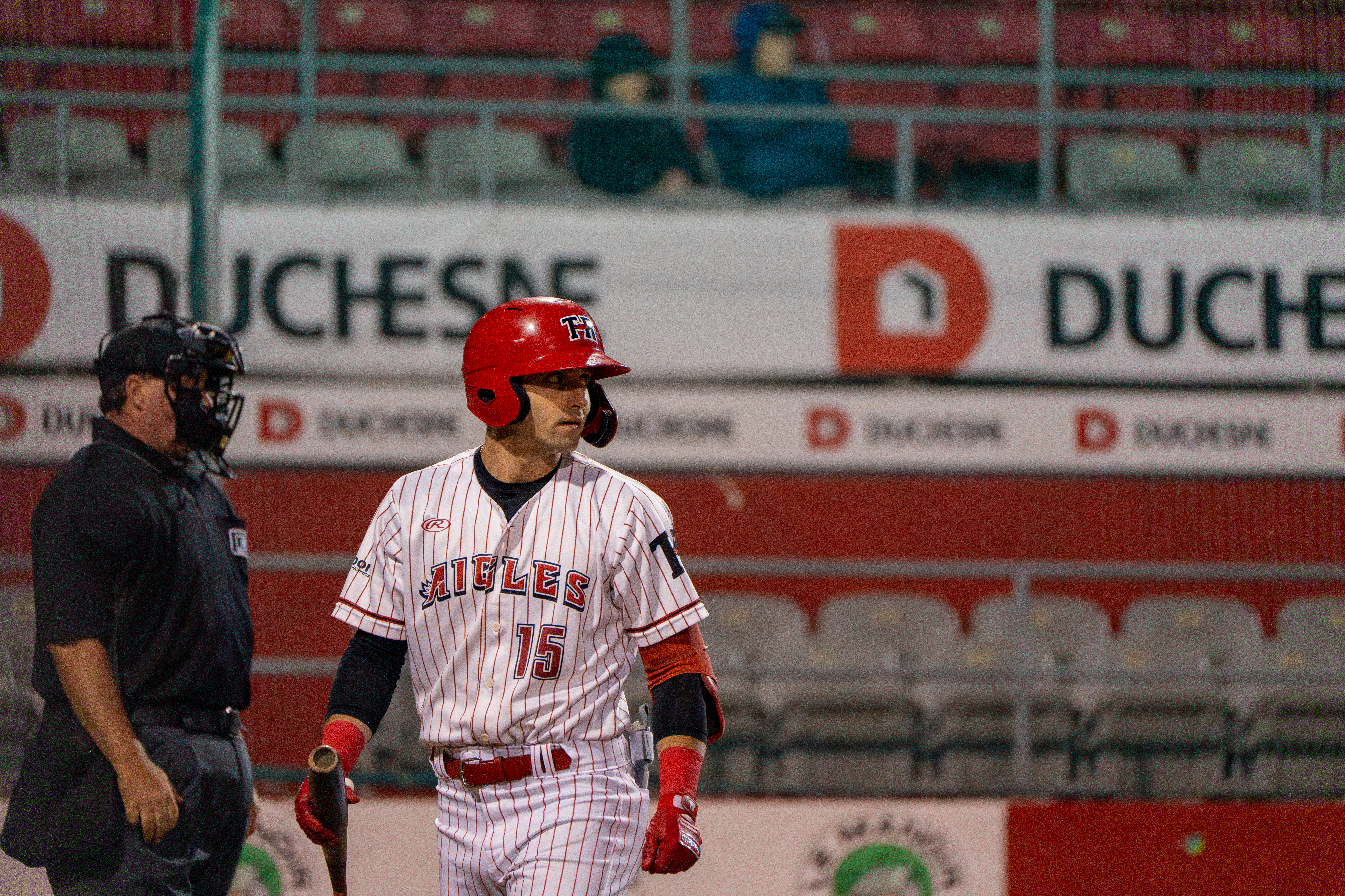 Chemise de match officielle blanche à rayures des Aigles - portée par les joueurs 2022-2025 (XXL)