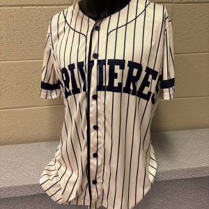 ARTICLE DE COLLECTION - Chemise du match du centenaire du baseball à Trois-Rivières portée par Matthew Rusch