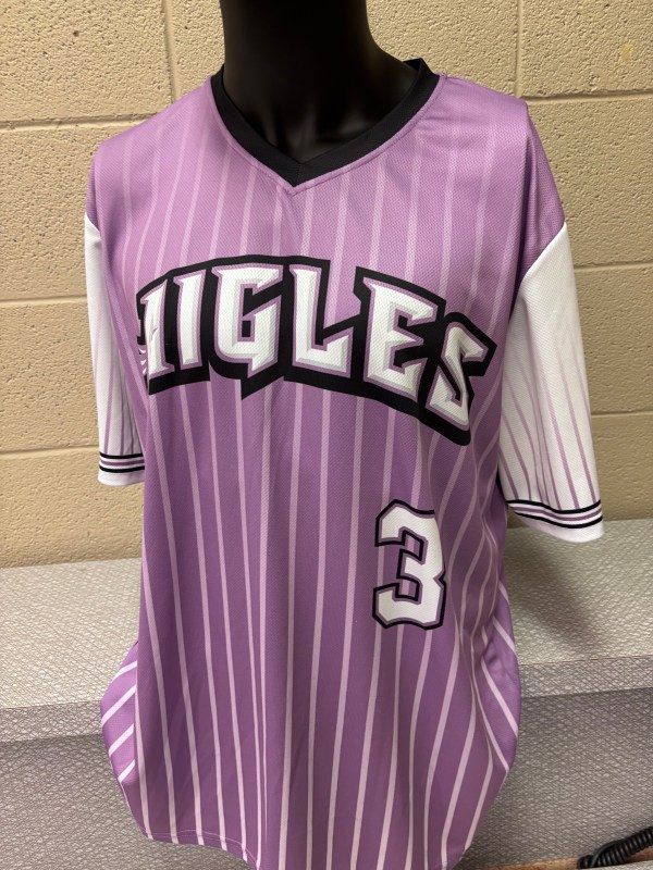 ARTICLE DE COLLECTION - Chandail du match thématique "Baseball pour vaincre le cancer" porté par un joueur le 13 août 2025